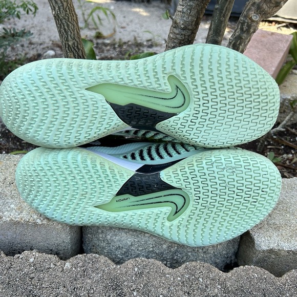 Nike React Vapor NXT HC White Black Mint Men's Size 8 Tennis Shoes CV0724-009 - Picture 7 of 9